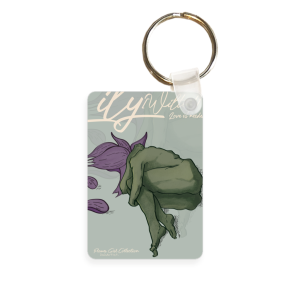 'Wilted' Flower Girl Keychain - Image 2