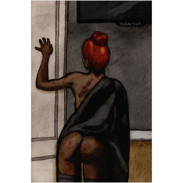 'Come To Bed' DuhArtist Pin-Up