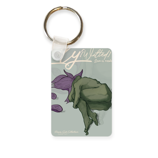 'Wilted' Flower Girl Keychain