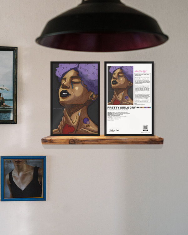 DuhArtist "Pretty Girls Cry" Print - Image 4