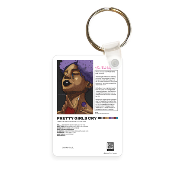 Duhartist 'Pretty Girl Cry, Bella' Palette Keychain - Image 2