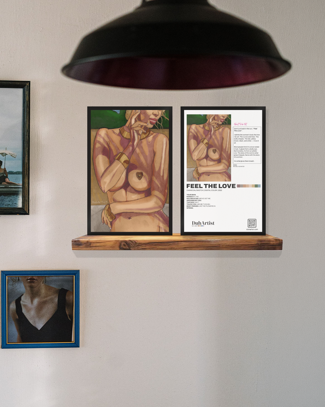 DuhArtist "Feel The Love" Pin-up Print - Image 3