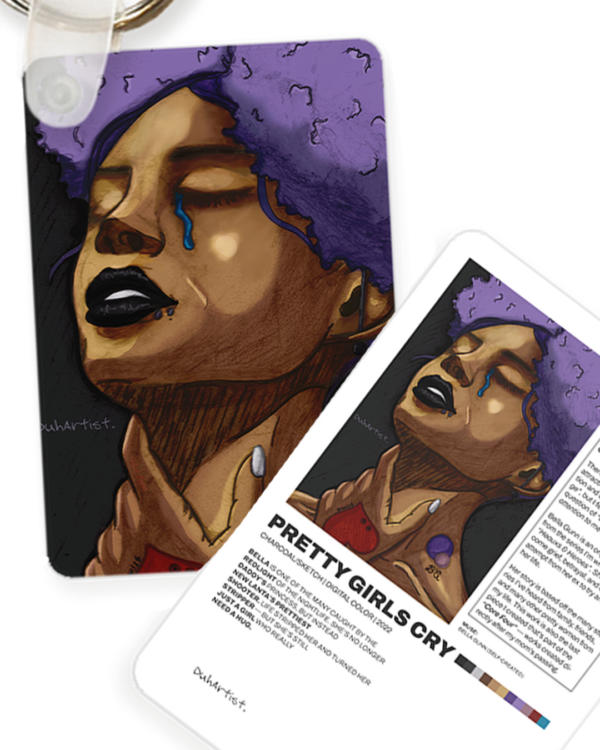 duhartist-pretty-girls-cry-key-chain-thumbnail
