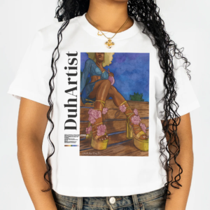 Step High Waist Tee — White