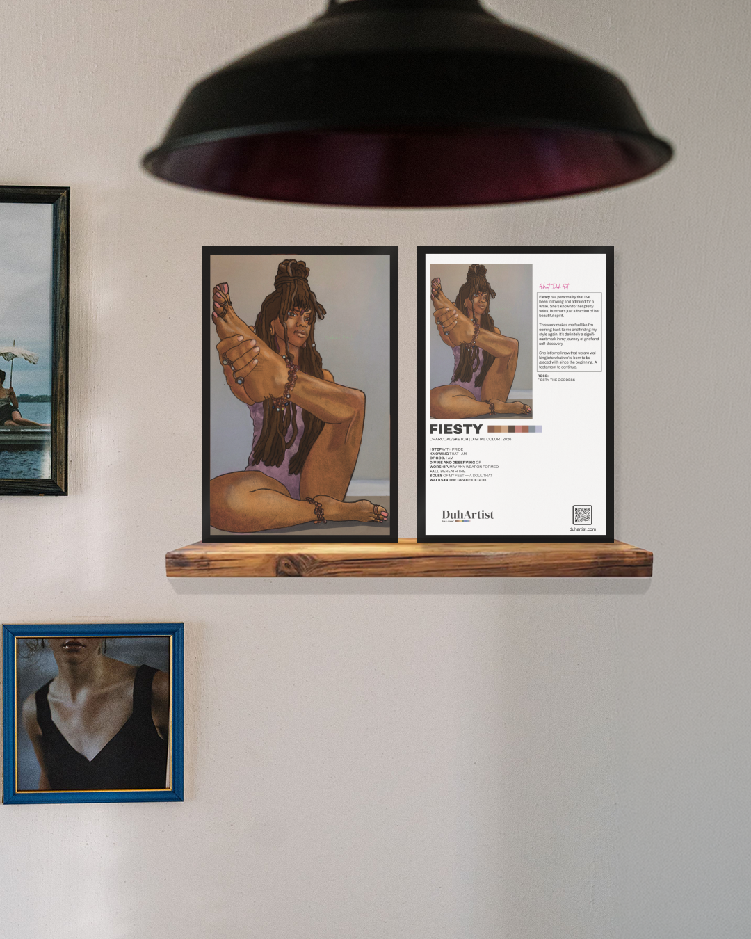 DuhArtist "Fiesty" Pin-up Print - Image 3