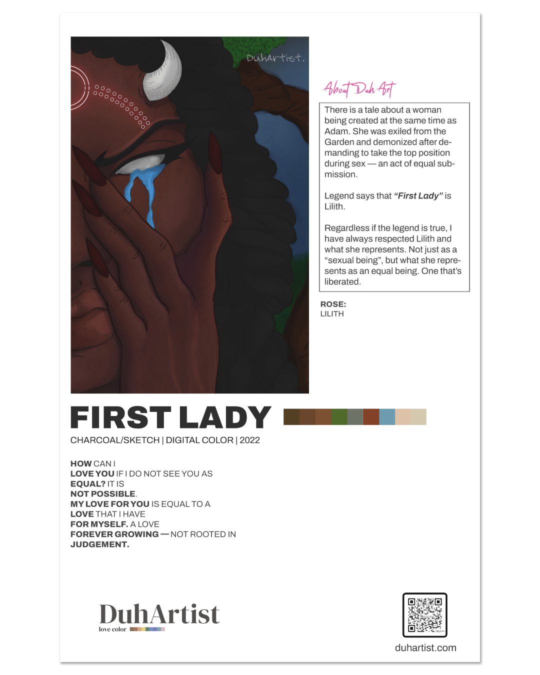 DuhArtist "First Lady" Pin-up Print - Image 2