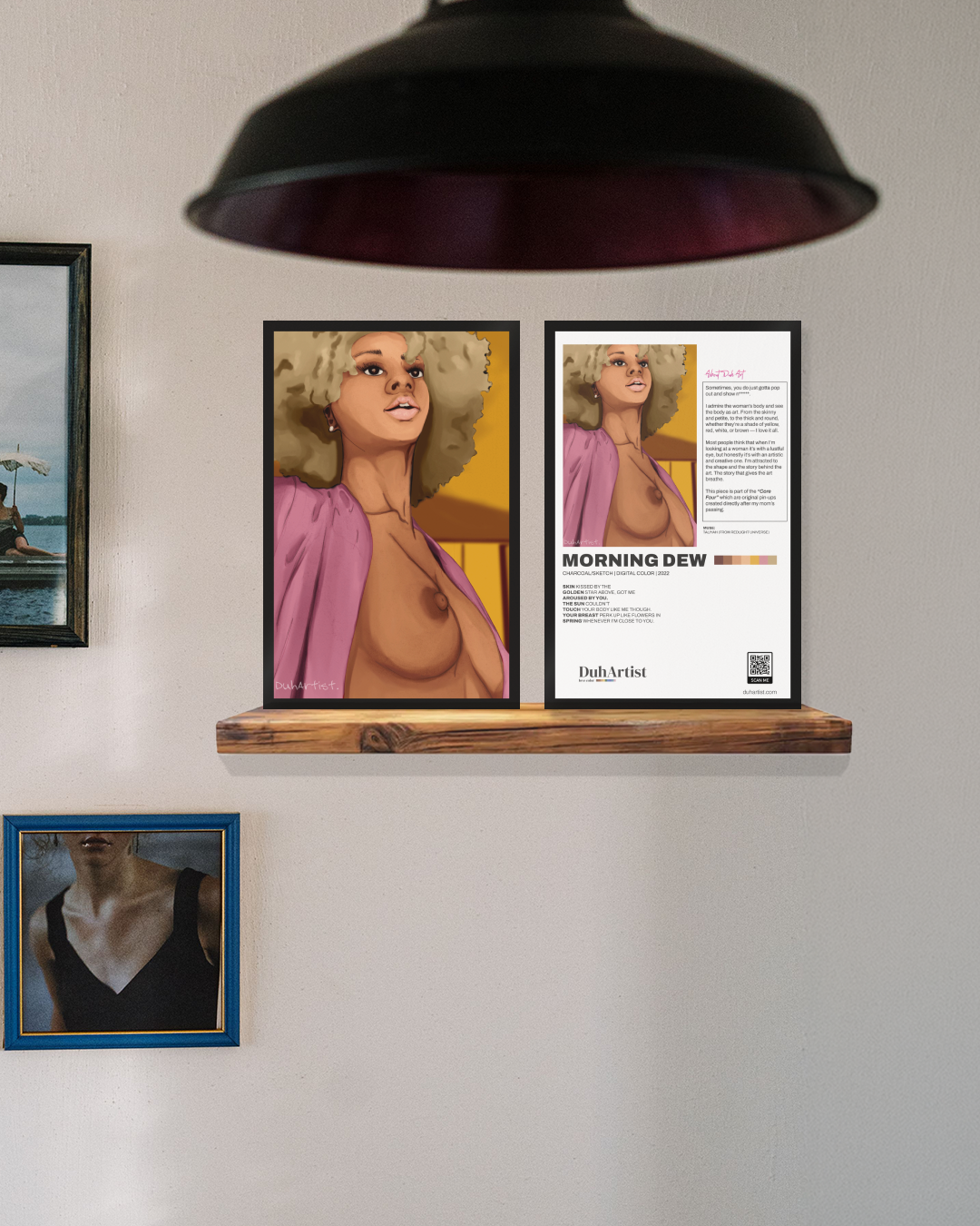 DuhArtist "Morning Dew" Pin-up Print - Image 3
