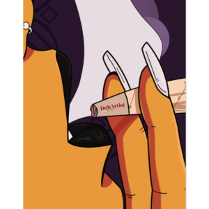DuhArtist x RedLight "Smoke 4ours, Bella" Collab Print