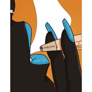DuhArtist x RedLight "Smoke 4ours, Eboni" Collab Print